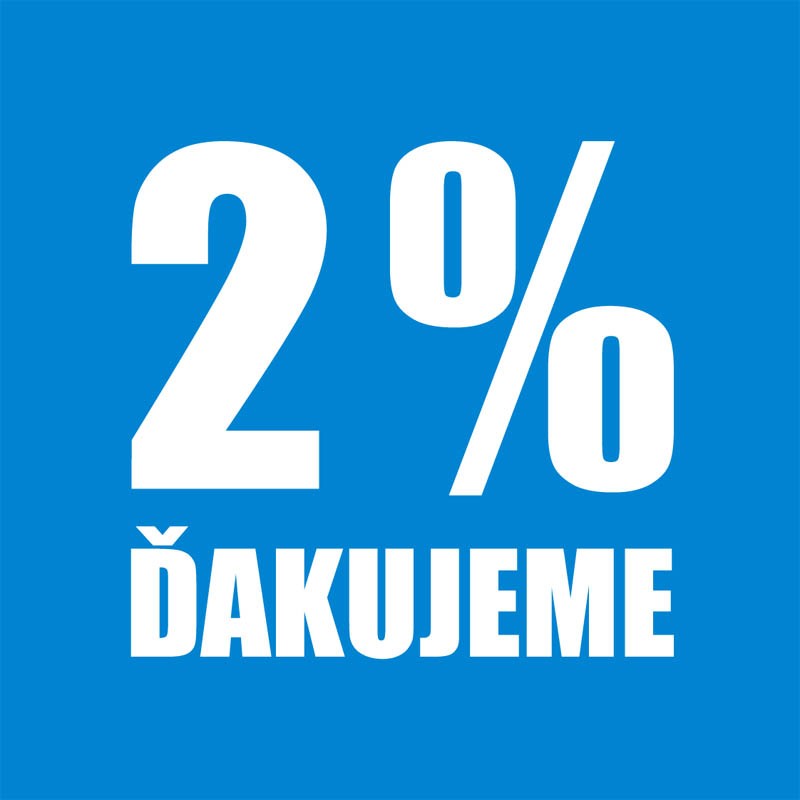 po 2 percenta - 2% dane