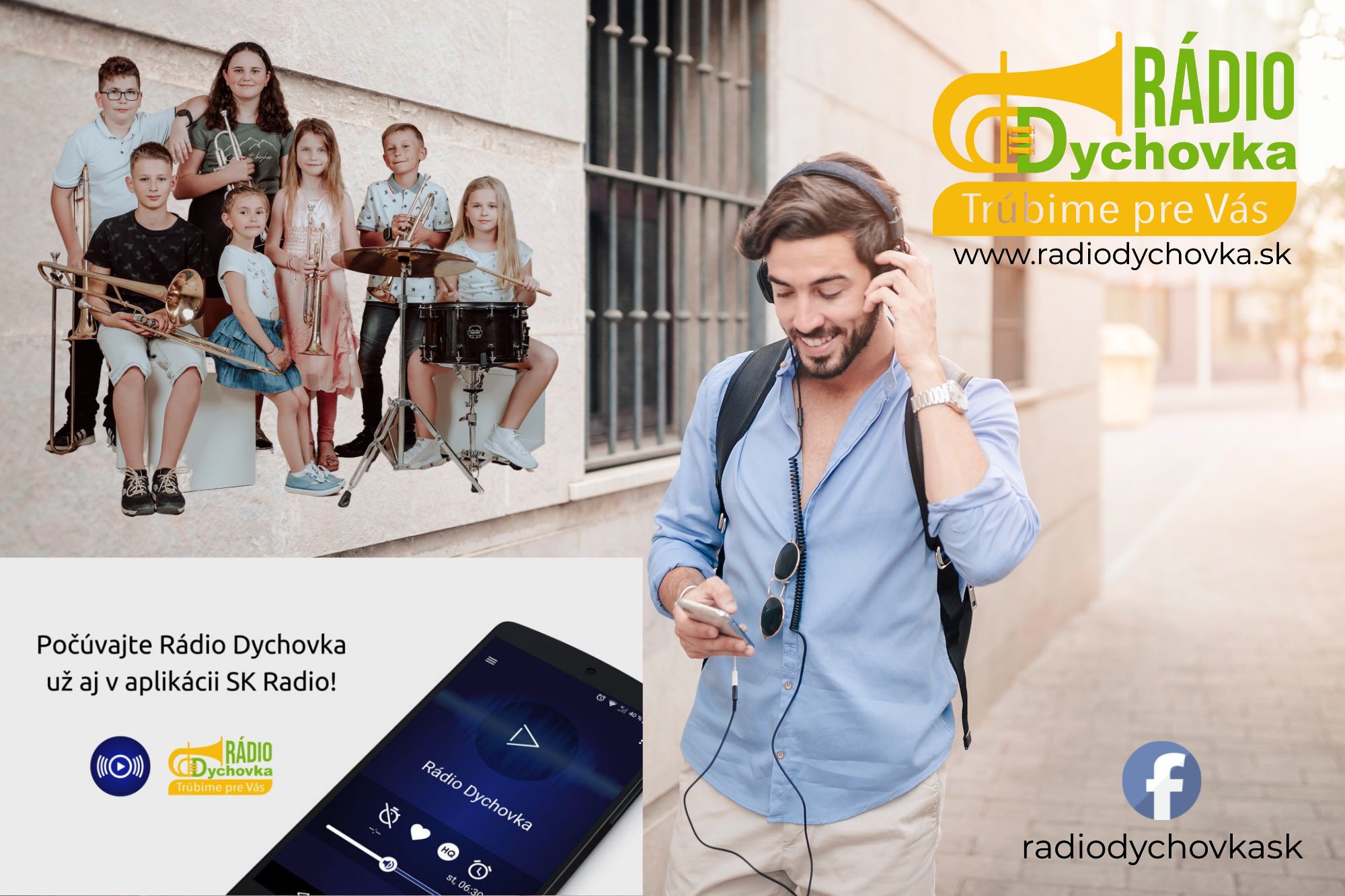 Radio Dychovka app - Home