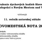 Autorská súťaž Novomestská nota 2023